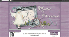 Desktop Screenshot of mysticscreations.blogspot.com