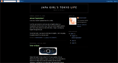 Desktop Screenshot of japagirlstokyolife.blogspot.com