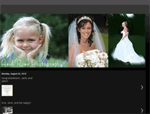 Tablet Screenshot of heidirowephotography.blogspot.com