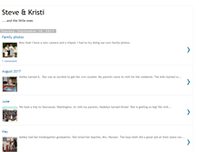 Tablet Screenshot of kristiandsteve.blogspot.com