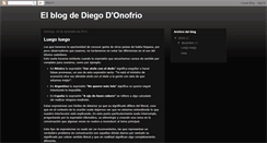 Desktop Screenshot of ddonofrio.blogspot.com