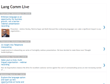 Tablet Screenshot of langcommlive.blogspot.com