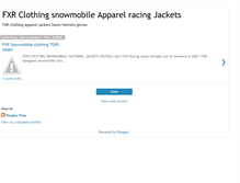 Tablet Screenshot of fxrsnowmobileclothing.blogspot.com