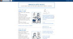 Desktop Screenshot of immaculatemusic.blogspot.com