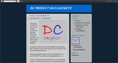 Desktop Screenshot of dcprojectmanagement.blogspot.com