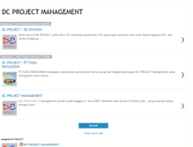 Tablet Screenshot of dcprojectmanagement.blogspot.com