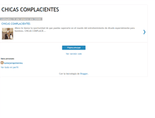 Tablet Screenshot of chicascomplacientes.blogspot.com