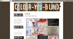 Desktop Screenshot of colouryoublind.blogspot.com