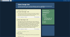 Desktop Screenshot of gabesgaragesale.blogspot.com