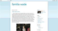 Desktop Screenshot of familiawade.blogspot.com