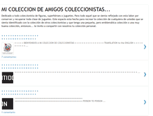 Tablet Screenshot of coleccionistasdefigurasdeaccion.blogspot.com