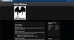 Desktop Screenshot of epicmickeycheats.blogspot.com