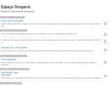 Tablet Screenshot of espacotemporal.blogspot.com