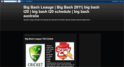 Desktop Screenshot of bblt20cricket.blogspot.com