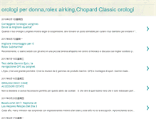 Tablet Screenshot of orologi-donna-acciaio-replica.blogspot.com