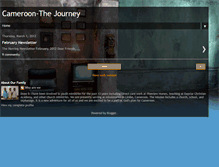 Tablet Screenshot of cameroon-thejourney.blogspot.com