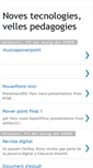 Mobile Screenshot of novestecnologiesvellespedagogies.blogspot.com