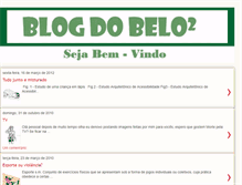 Tablet Screenshot of blogdobelo2.blogspot.com