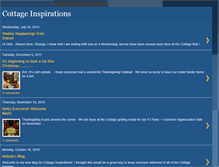 Tablet Screenshot of cottageinspirations.blogspot.com