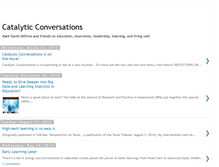 Tablet Screenshot of catalyticconversations.blogspot.com