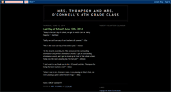 Desktop Screenshot of mrsthompsonsfourthgrade.blogspot.com