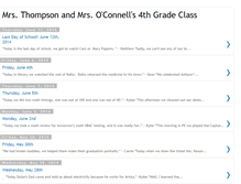 Tablet Screenshot of mrsthompsonsfourthgrade.blogspot.com