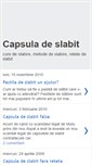 Mobile Screenshot of capsula-de-slabit.blogspot.com