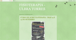 Desktop Screenshot of fisioterapiaulbratorres.blogspot.com