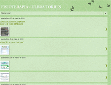 Tablet Screenshot of fisioterapiaulbratorres.blogspot.com