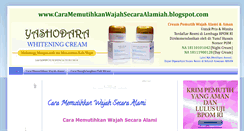 Desktop Screenshot of caramemutihkanwajahsecaraalamiah.blogspot.com