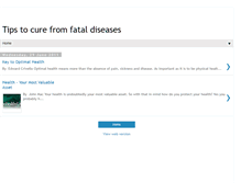 Tablet Screenshot of fatal-diseases2011.blogspot.com