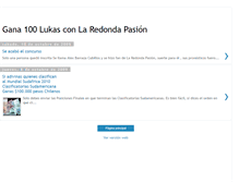 Tablet Screenshot of concursolaredondapasion.blogspot.com