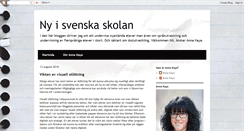 Desktop Screenshot of nyisvenskaskolan.blogspot.com