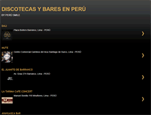 Tablet Screenshot of discotecasybaresenperu.blogspot.com