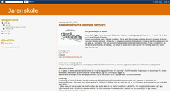 Desktop Screenshot of larno-jarenskole.blogspot.com