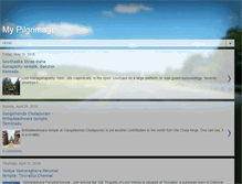 Tablet Screenshot of chitra-mypilgrimage.blogspot.com