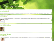 Tablet Screenshot of lookbetterfeelgood.blogspot.com