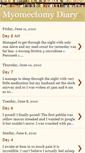 Mobile Screenshot of myomectomydiary.blogspot.com