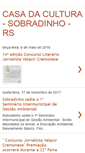 Mobile Screenshot of casadacultura-sobradinho-rs.blogspot.com