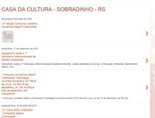 Tablet Screenshot of casadacultura-sobradinho-rs.blogspot.com