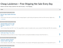 Tablet Screenshot of cheaplululemon.blogspot.com