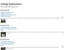 Tablet Screenshot of collegeexplorations.blogspot.com