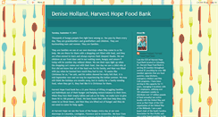 Desktop Screenshot of harvesthopefoodbank.blogspot.com