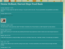 Tablet Screenshot of harvesthopefoodbank.blogspot.com