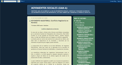 Desktop Screenshot of movimientos--sociales.blogspot.com