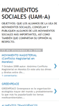 Mobile Screenshot of movimientos--sociales.blogspot.com