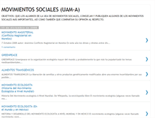 Tablet Screenshot of movimientos--sociales.blogspot.com