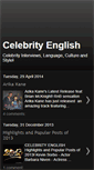 Mobile Screenshot of celebrityenglish-alex.blogspot.com