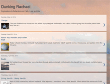 Tablet Screenshot of dunkingrachael.blogspot.com