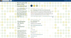 Desktop Screenshot of dccontractors.blogspot.com